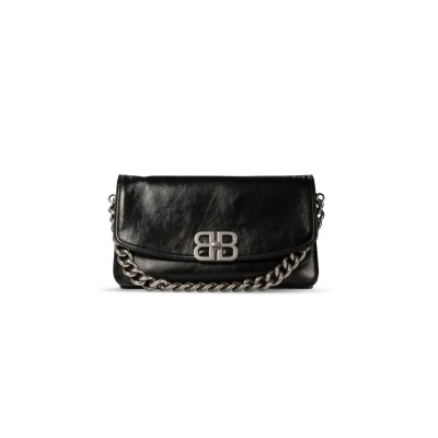 BALENCIAGA MEDIUM BB SOFT IN BLACK 7485962AAIV1000 (29.9*17*3cm)